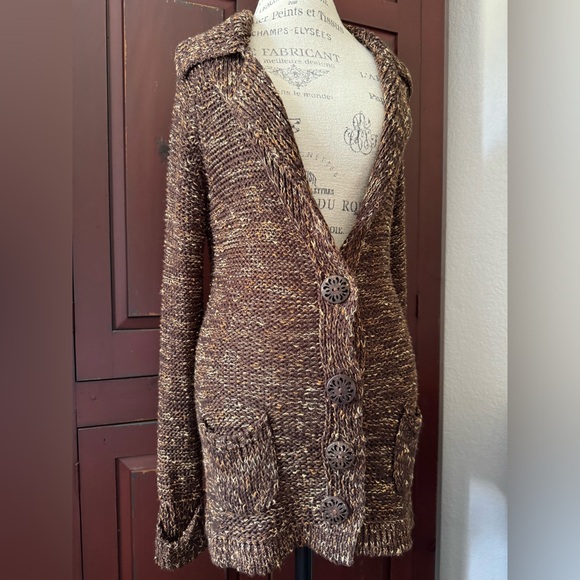 XL BCBG Brown Cardigan - Picture 6 of 15